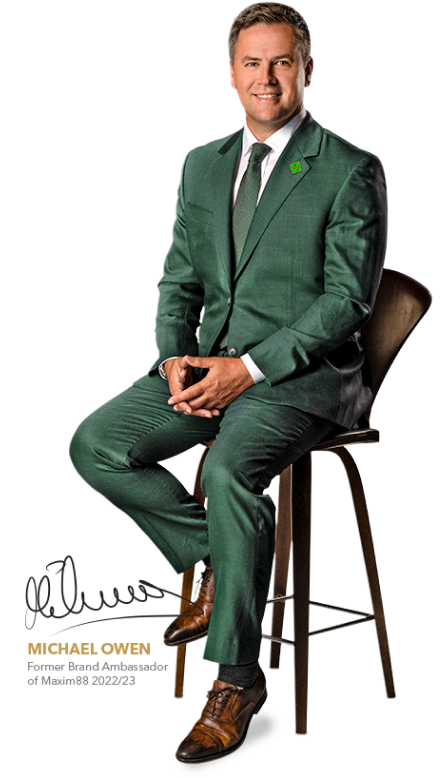Michael Owen - Maxim88 Brand Ambassador